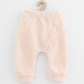 Kojenecké semiškové tepláčky New Baby Suede clothes světle růžová - velikost 86 (12-18m)