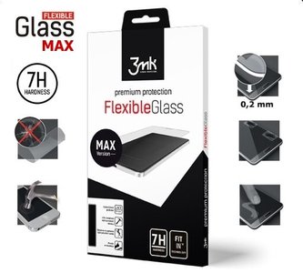 3mk hybridní sklo FlexibleGlass Max pro Apple iPhone X, černá