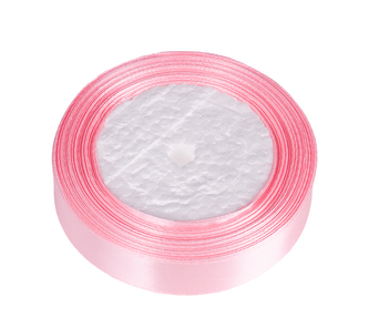 Stuha saténová - světle růžová - 20 mm/ 22,5m