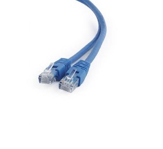 Gembird patch kabel Cat6 UTP, 0.25 m, modrý