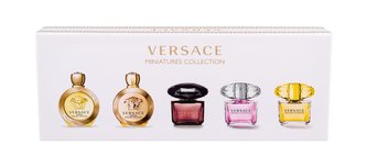 Versace Mini Set 2 edt Yellow Diamond 5 ml + edt Bright Crystal 5 ml + edt Crystal Noir 5 ml + edp Eros Pour Femme 5 ml + edt Eros Pour Femme 5 ml