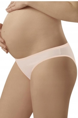 Bavlněné kalhotky Mama Mini, 1ks v balení, pudrové, vel. XL; XL (42)