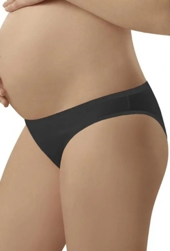 Bavlněné kalhotky Mama Mini, 1ks v balení, černé, vel. XL; XL (42)