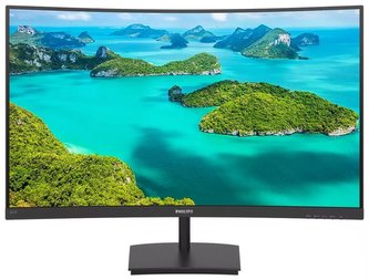 PHILIPS 24" LED 241E1SC/00 / VA/ 1920x1080/ 250cd/ HDMI/ VGA