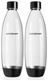 SodaStream TwinPack Fuse sada lahví, 2 kusy, 1 l, PET, černé