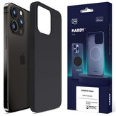 3mk ochranný kryt Hardy Silicone MagCase pro Apple iPhone 13 Pro Max, černá