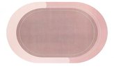 DURAplast Absorpční koupelnová předložka, CLEAN&DRY, ovál, růžová