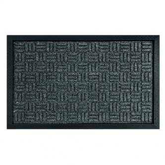 DURAmat Čisticí vstupní rohož guma & polypropyen HARP 40x60 cm černá