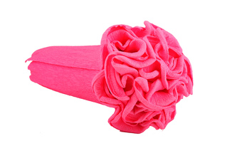 Krepový kornout růžový 554