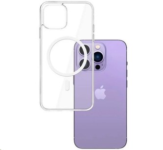 3mk ochranný kryt MagCase pro Apple iPhone 15 Pro, čirá