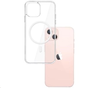 3mk ochranný kryt MagCase pro Apple iPhone 15, čirá 3mk ochranný kryt MagCase pro Apple iPhone 15, čirá