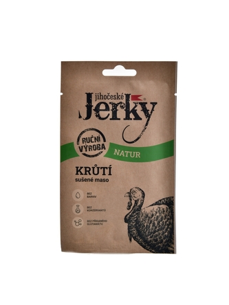 Jihočeské jerky - Jihočeské jerky krůtí 20 g - natur