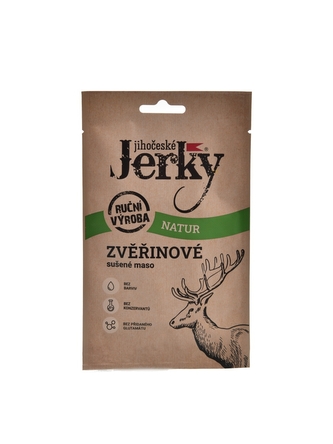 Jihočeské jerky - Jihočeské jerky zvěřinové 20 g - natur
