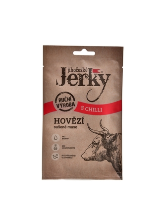 Jihočeské jerky - Jihočeské jerky hovězí 20 g - s pepřem