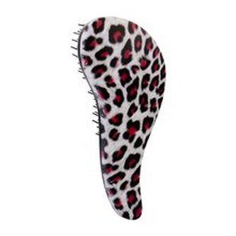 Detangler Detangling Kartáč na vlasy 1 ks Leopard Red pro ženy Detangler Detangling Kartáč na vlasy 1 ks Leopard Red pro ženy