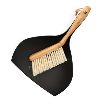 Smetáček s lopatkou | BAMBOU |lopatka velká černá | 35x26 cm | ALL 968147 Homla