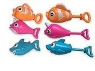 Pistolet na wodę z pompką - rybka MIX