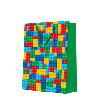 Dárková taška COLORFUL BRICKS, velká