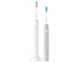 Oral-B Pulsonic SLIM Clean 2900 elektrický zubní kartáček, sonický, 62 000 pulzů, 2 režimy, 2 kusy, bílý a šedý