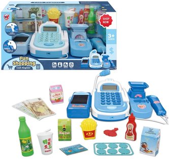 Kasa sklepowa z akcesoriami