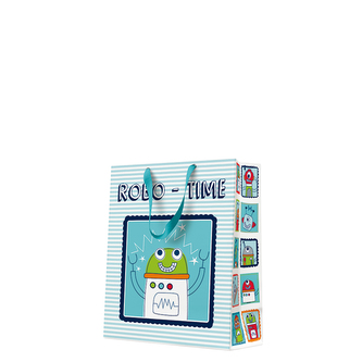 Dárková taška Robo-Time, medium