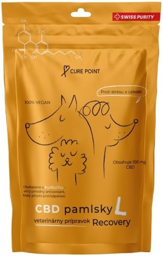 Curepoint CBD pamlsek Recovery L 100g