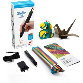 3Doodler 3D pero Create+ 75 náplní + 5 šablon