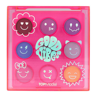 Sada očních stínů Top Model, 9 barev, plastová krabička