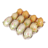 Vajíčka plastová malovaná, sada 12ks.