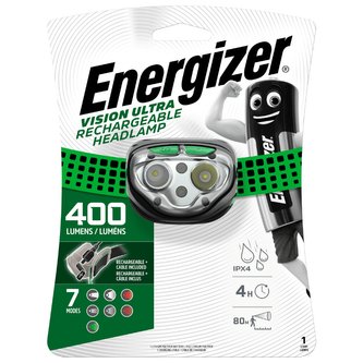 Čelovka "Vision Ultra", 4 LED, nabíjecí, ENERGIZER