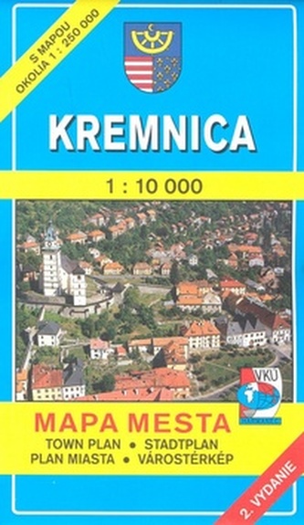 Kremnica 1 : 10 000 Mapa mesta Town plan Stadtplan Plan miasta Várostérkép