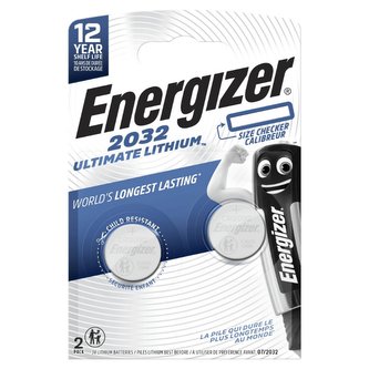Knoflíková baterie CR2032 "Ultimate", 2 ks, lithiová, ENERGIZER