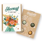 Blossombs Semínkové bomby - Dárková sada mini - Party (4 ks)