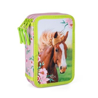 Oxybag Penál 3 patrový - Kůň
