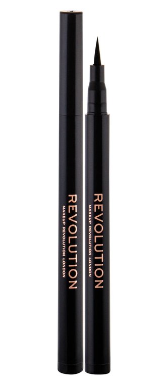 Makeup Revolution London The Liner Revolution Oční linka Waterproof 1 ml Intense Black pro ženy