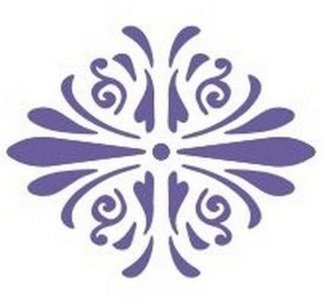 Szablon zmywalny ornament 12x15cm 0,5mm