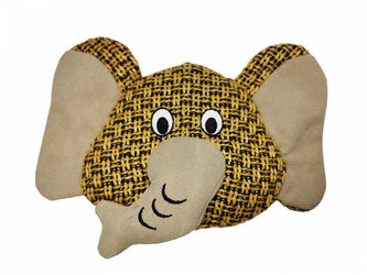 Hračka pro psy slon obličej 19cm