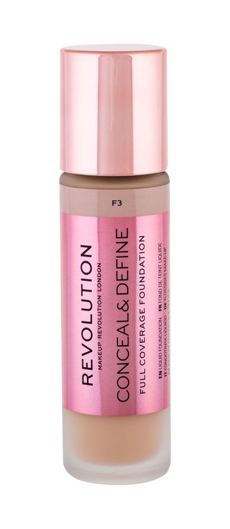 Makeup Revolution London Conceal & Define Makeup 23 ml F3 pro ženy