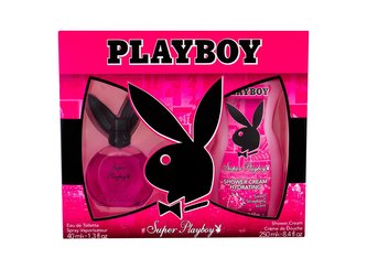 Playboy Super Playboy For Her toaletní voda 40 ml + sprchový krém 250 ml