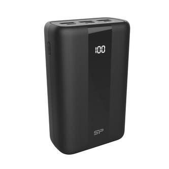 Silicon Power QX55 Powerbank 30000mAh, Li-pol, Fast Charge, Lightning, černá