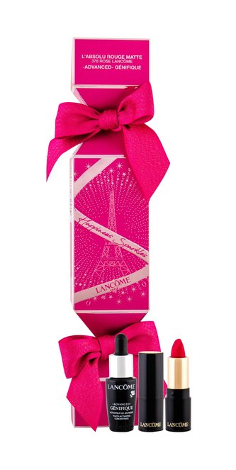 Lancôme Advanced Génifique pleťové sérum 7 ml + rtěnka L Absolu Rouge 1,6 g 378 Rose Lancome