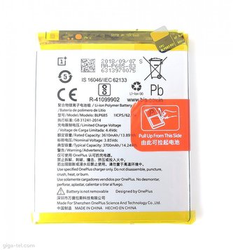 BLP685 ONE Plus 6T Baterie 3700mAh Li-Pol (Bulk)