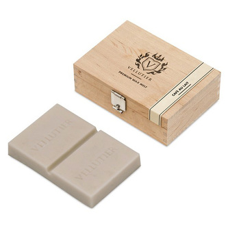 Wooden Box Wax Melt - Café Au Lait, Premium Wax Melt | Beige | Edible | Café Au Lait
