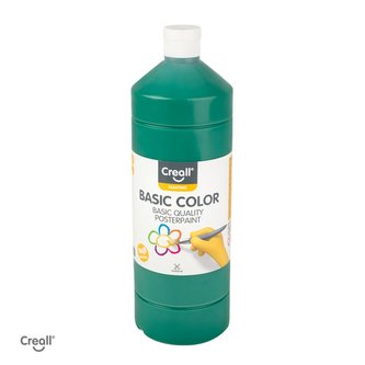 Creall temperová barva, 1000 ml, tm. zelená
