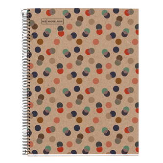 Miquelrius poznámkový blok ECOCONFETTI, A5, 80 g, karton, 80 listů, linka