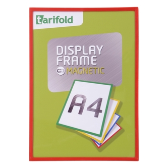 tarifold Display Frame - magnetický rámeček, A4, červený, 1 ks