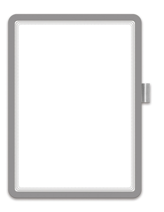 tarifold Magneto Memo - samolepicí rámeček, A4, stříbrný, 1 ks