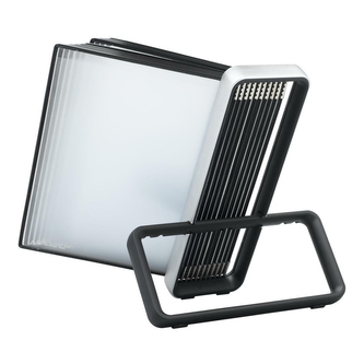 tarifold Veo - pultový kovový stojan, 10 rámečků A4, stříbrno-černý 1 set