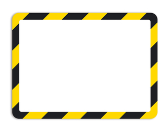 Magnetický obal "Magneto Safety", žlutá-černá, A4, DJOIS