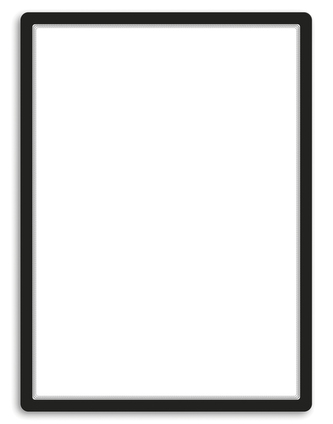 tarifold Magneto - samolepicí rámeček, 50 x 70 cm, černý, 1 ks